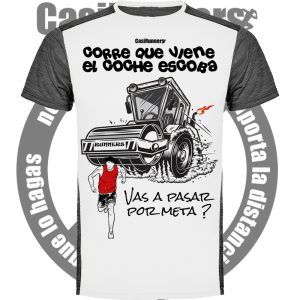 Camiseta Técnica Que viene el coche escoba